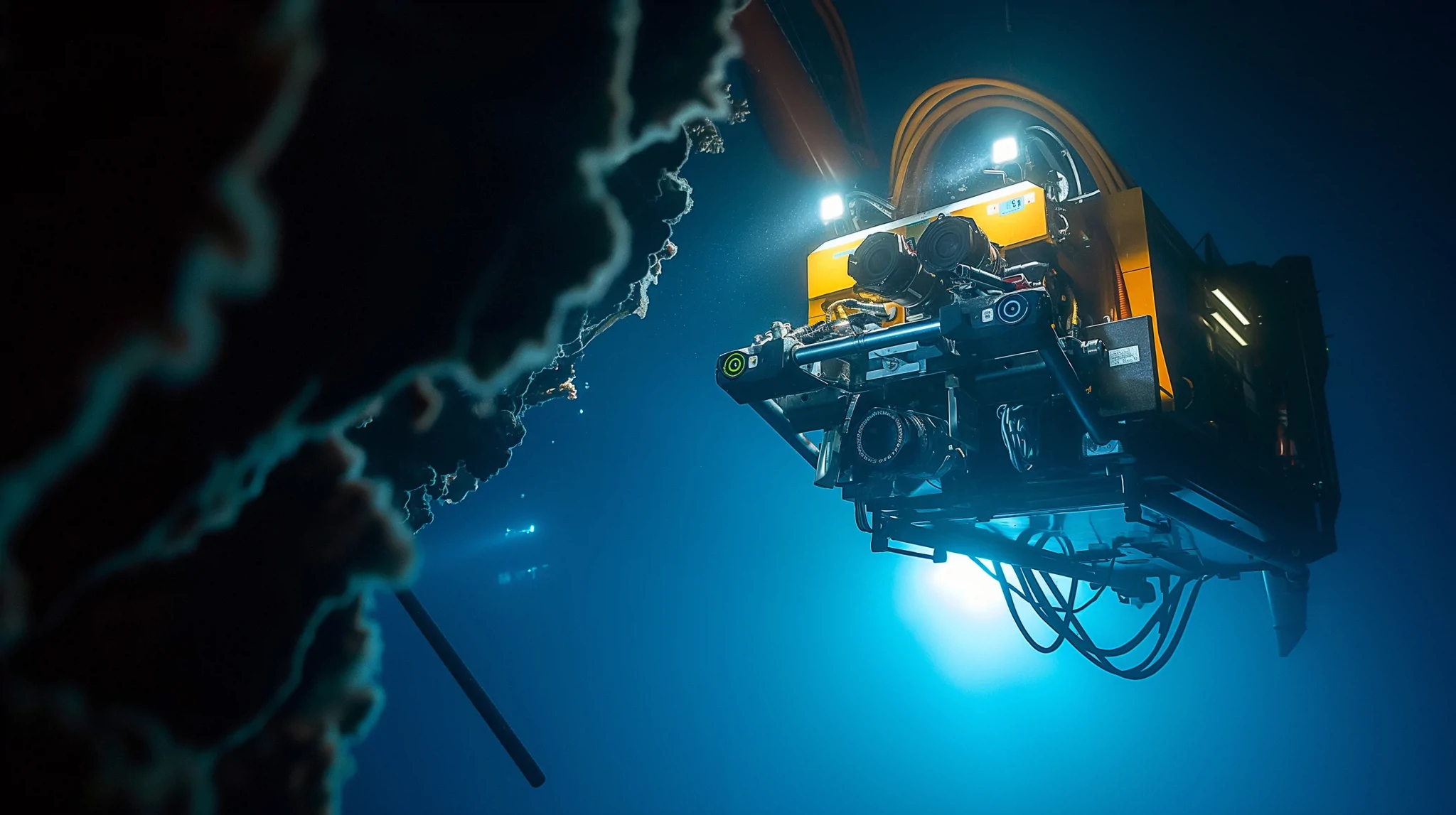 ROV image underwater
