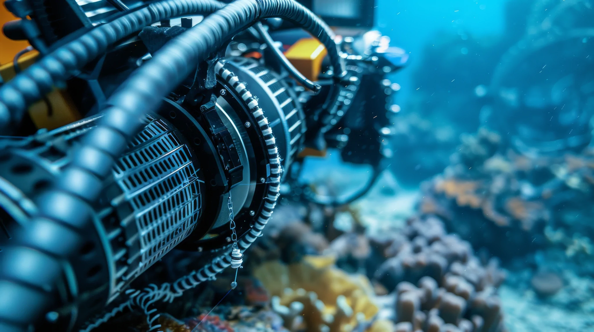 close up of ROV