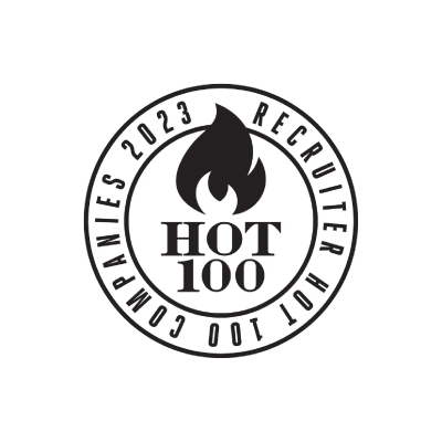recruiter hot 100 companies 2023 award