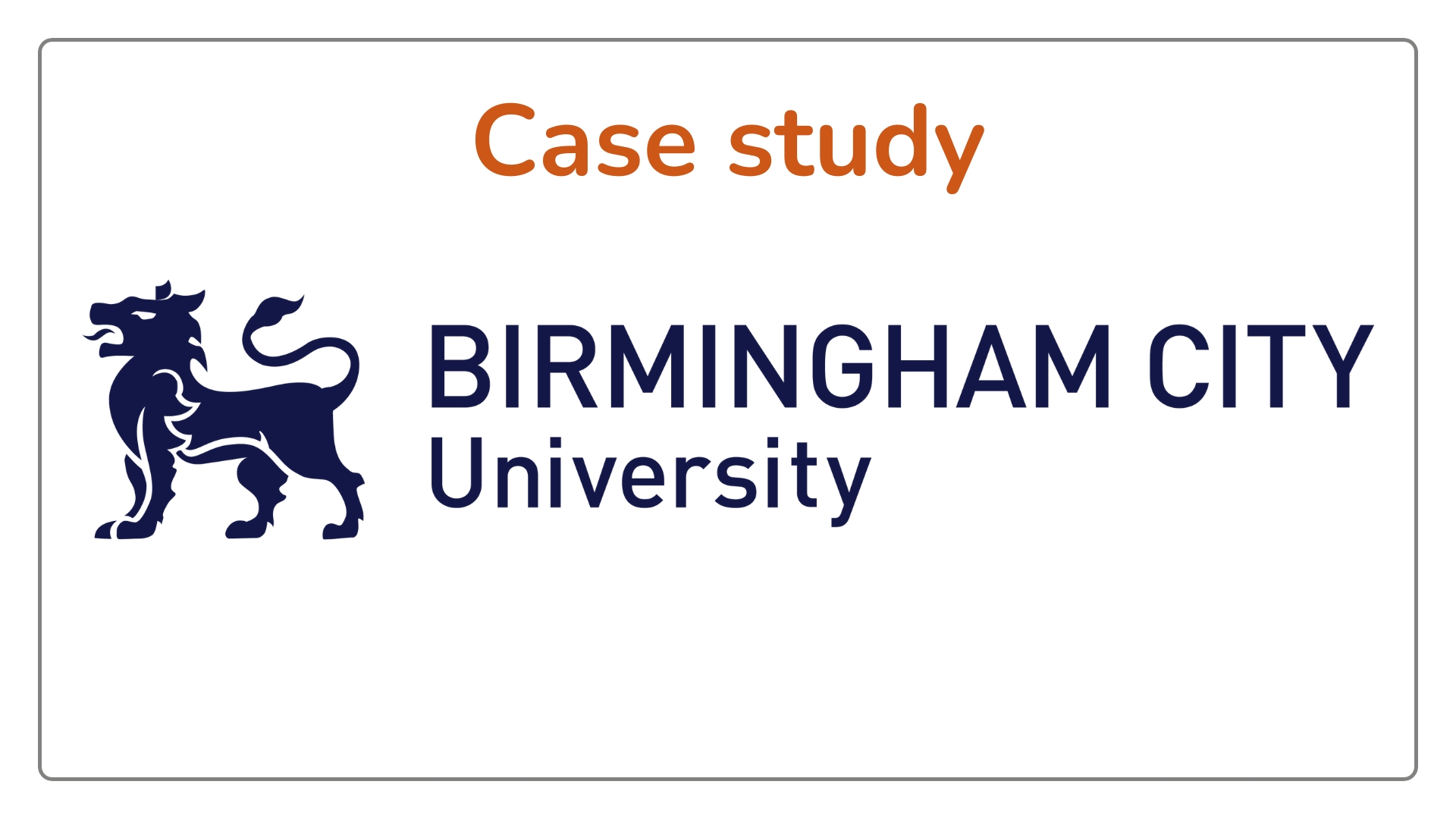 Preferred supplier to BCU – finance and legal recruitment services