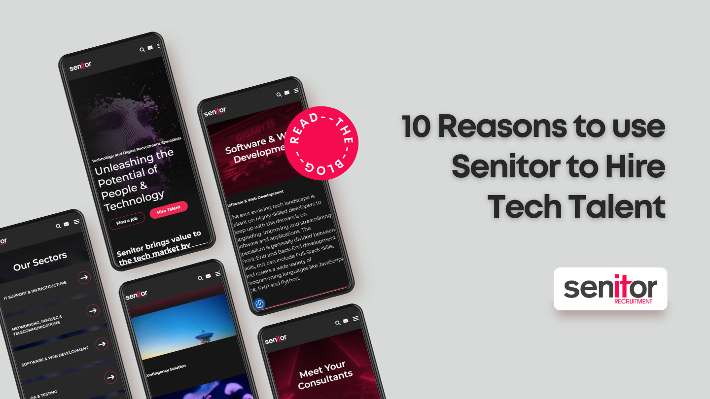 10 Reasons to use Senitor to Hire Tech Talent
