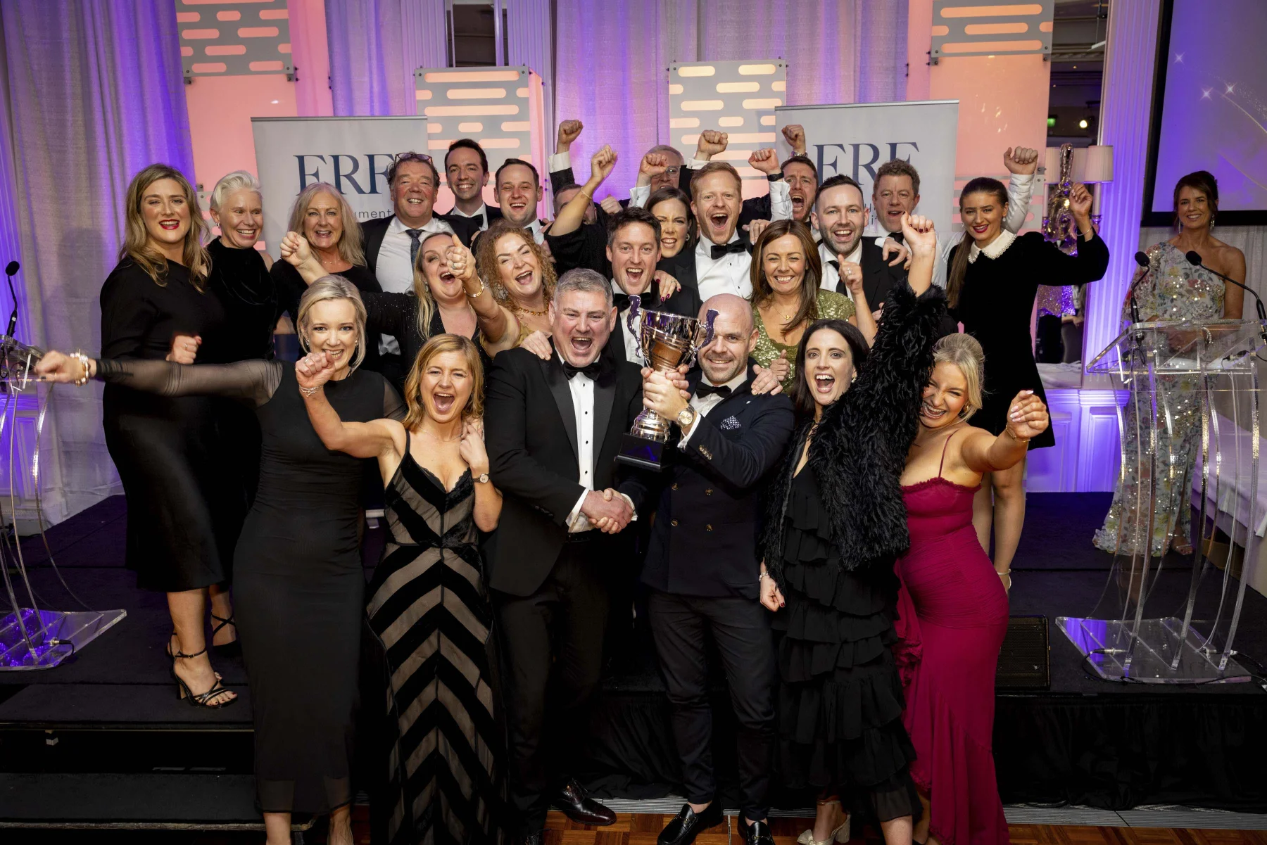 Some of the Sigmar team at the ERF Awards 2024