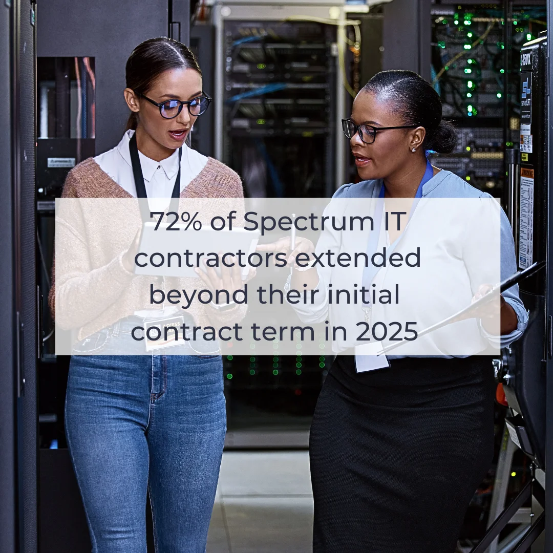 Spectrum IT Recruitment - 72% contractor extension rate