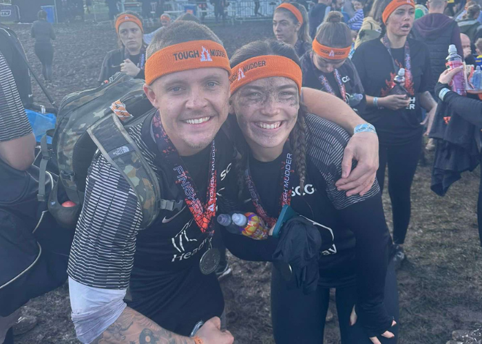 Spencer Clarke Group employee at Tough Mudder