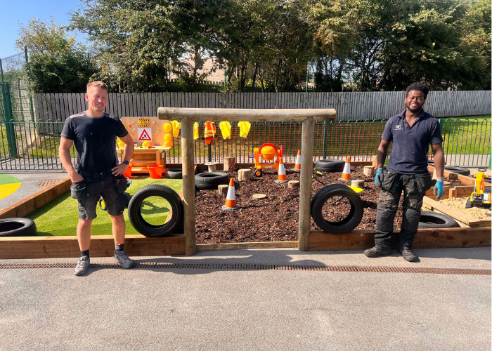 Spencer Clarke Group Build Local School a New Playground