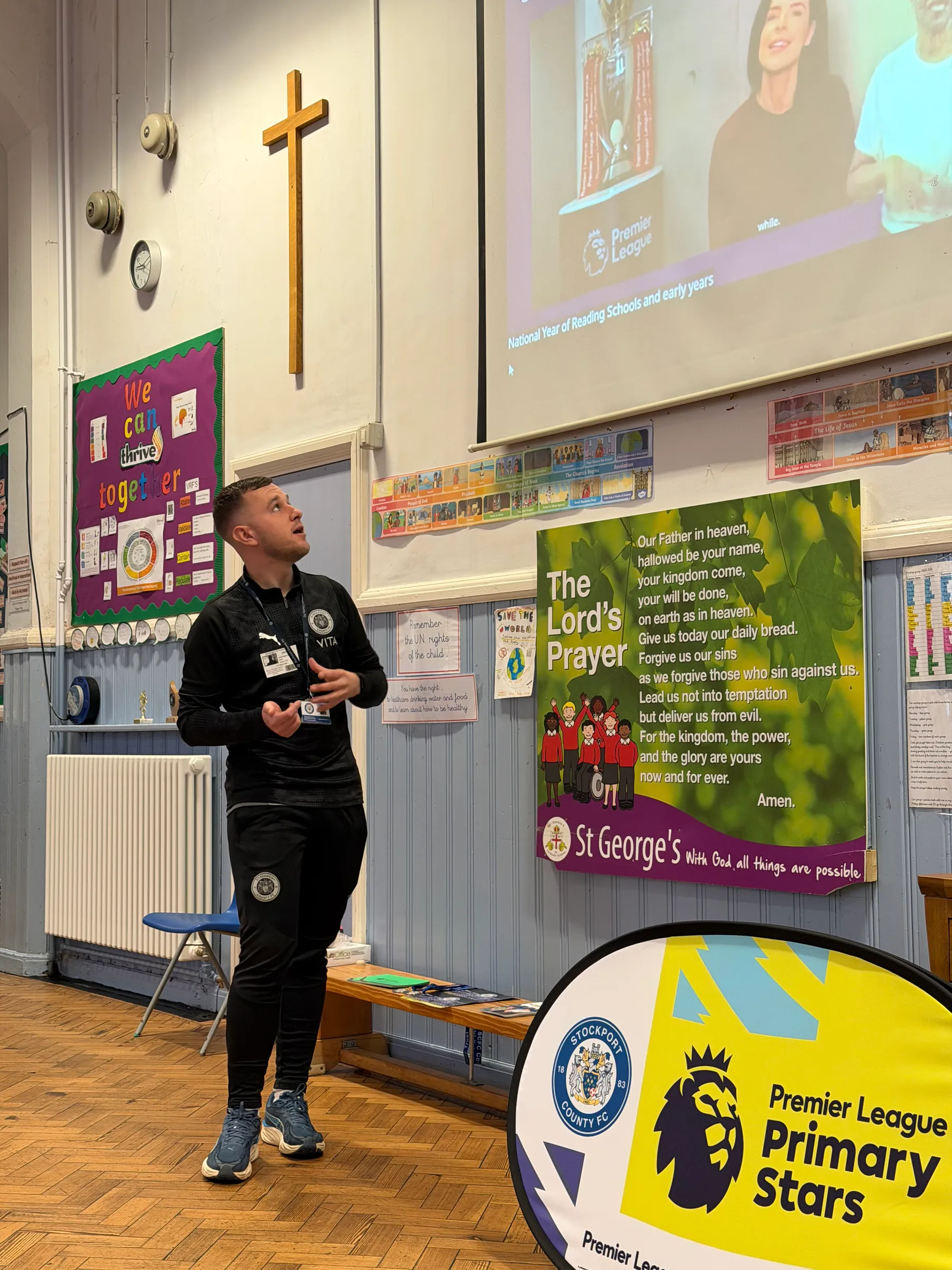 Stockport County Community Trust donates over 1,200 free books to local schools for World Book Day