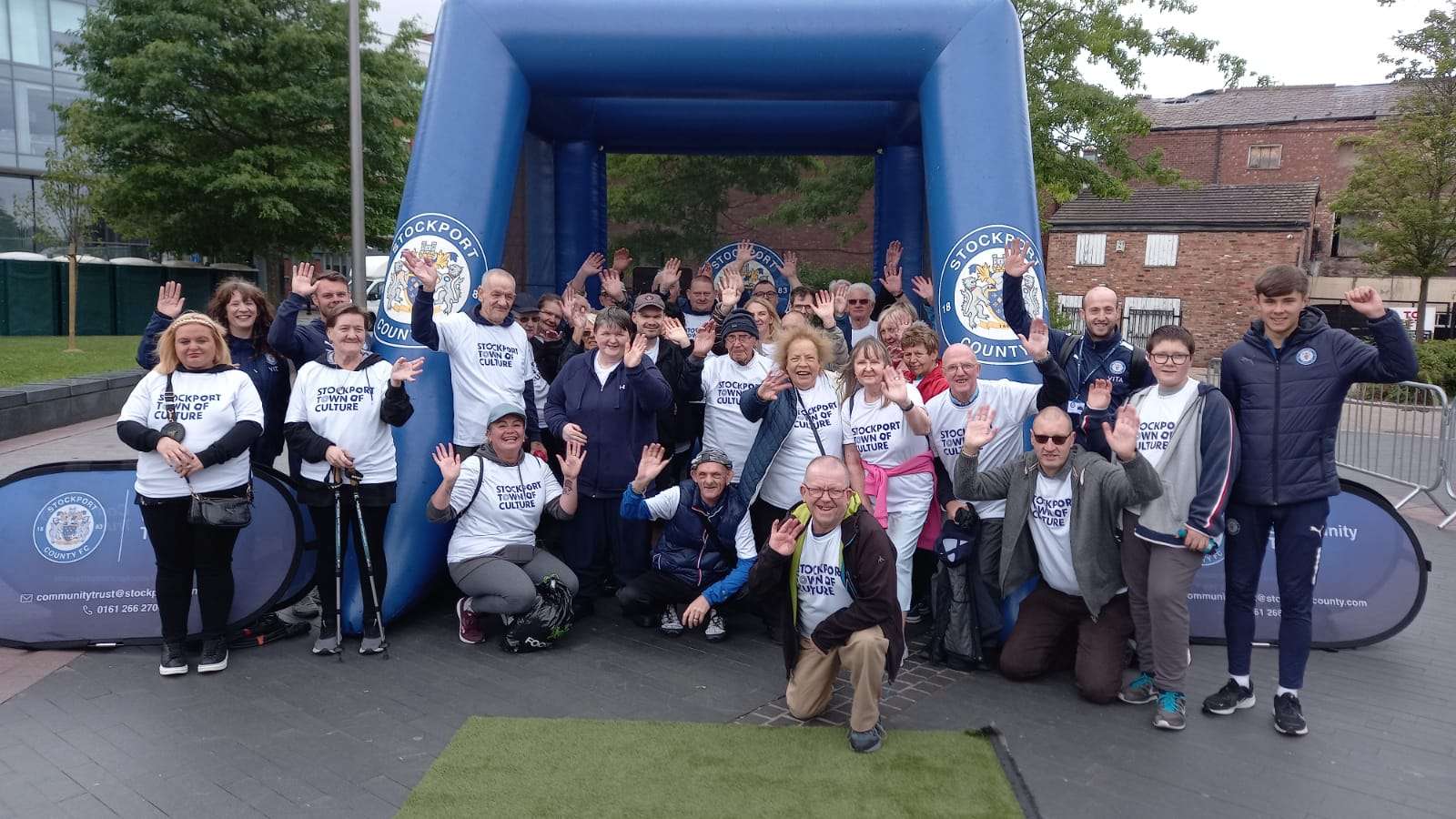 County celebrate our Move to a Mile participants