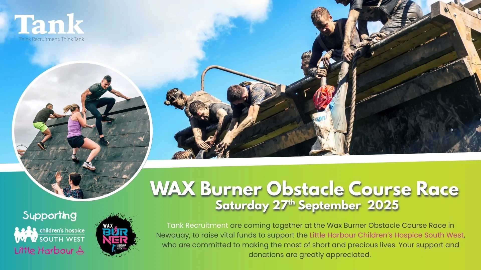 Tank Recruitment Takes on the WAX Burner for Little Harbour Children’s Hospice