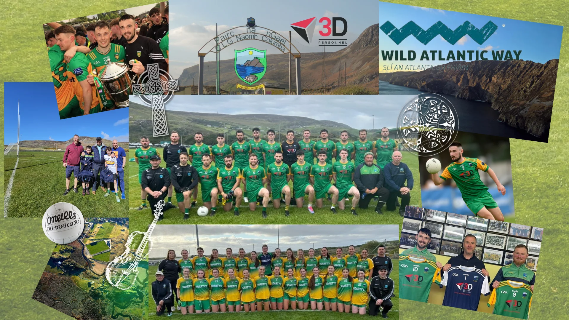 Naomh Columba GAA photo montage