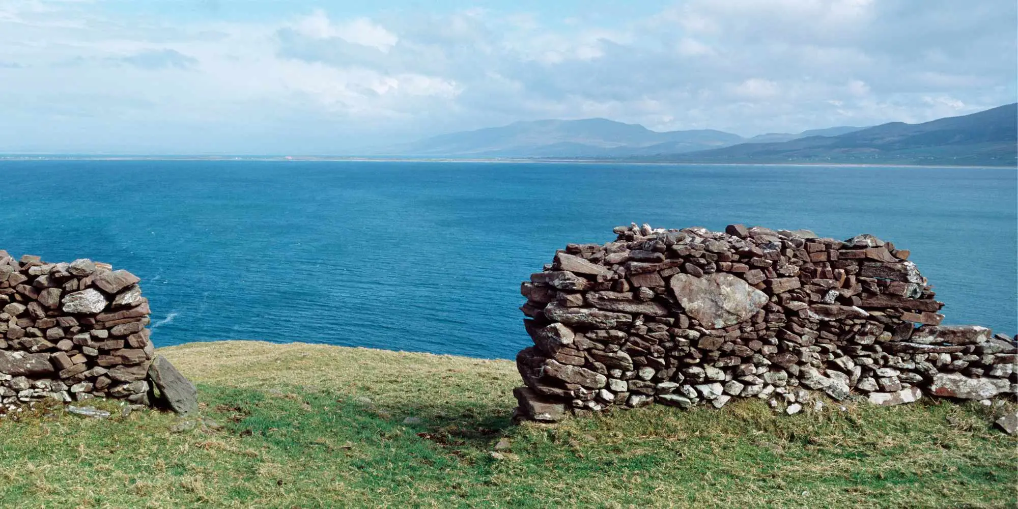 A stone wall on Brandon Point