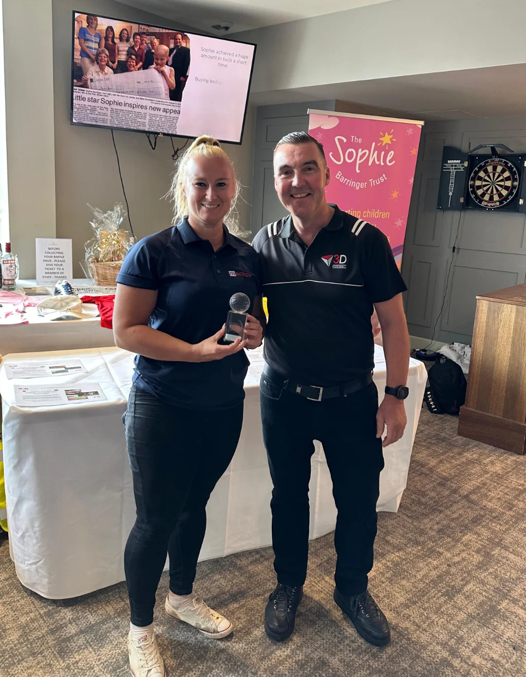 2025 third placed - Sarah with Damian