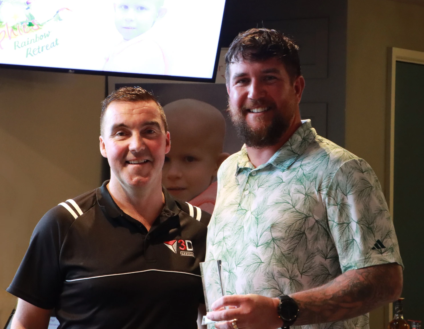 The 2024 Second Placed Individual - Peter Sharpe with Damian