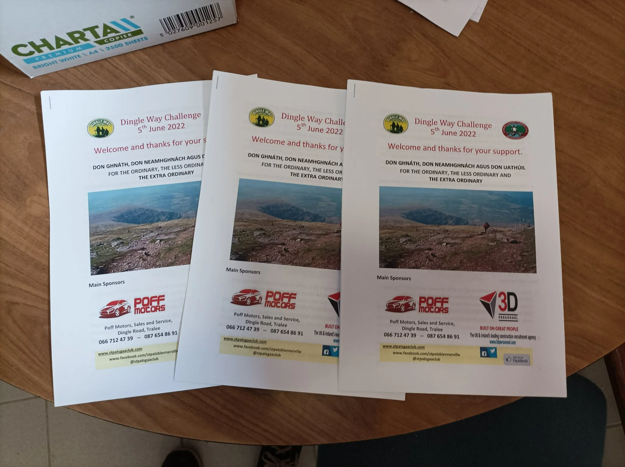 Supporting the Dingle Challenge 2022