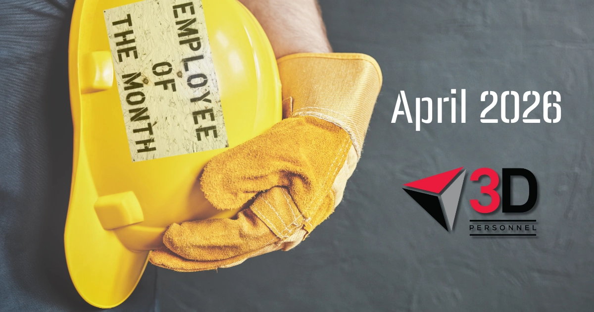 3D Employee of the Month Awards - April 2026