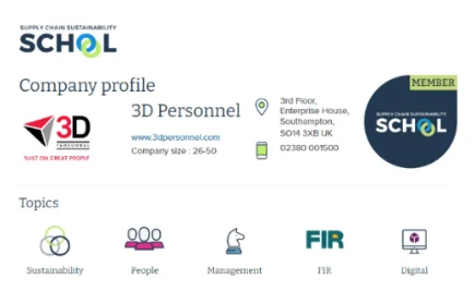 Supply Chain Sustainability School graphic
