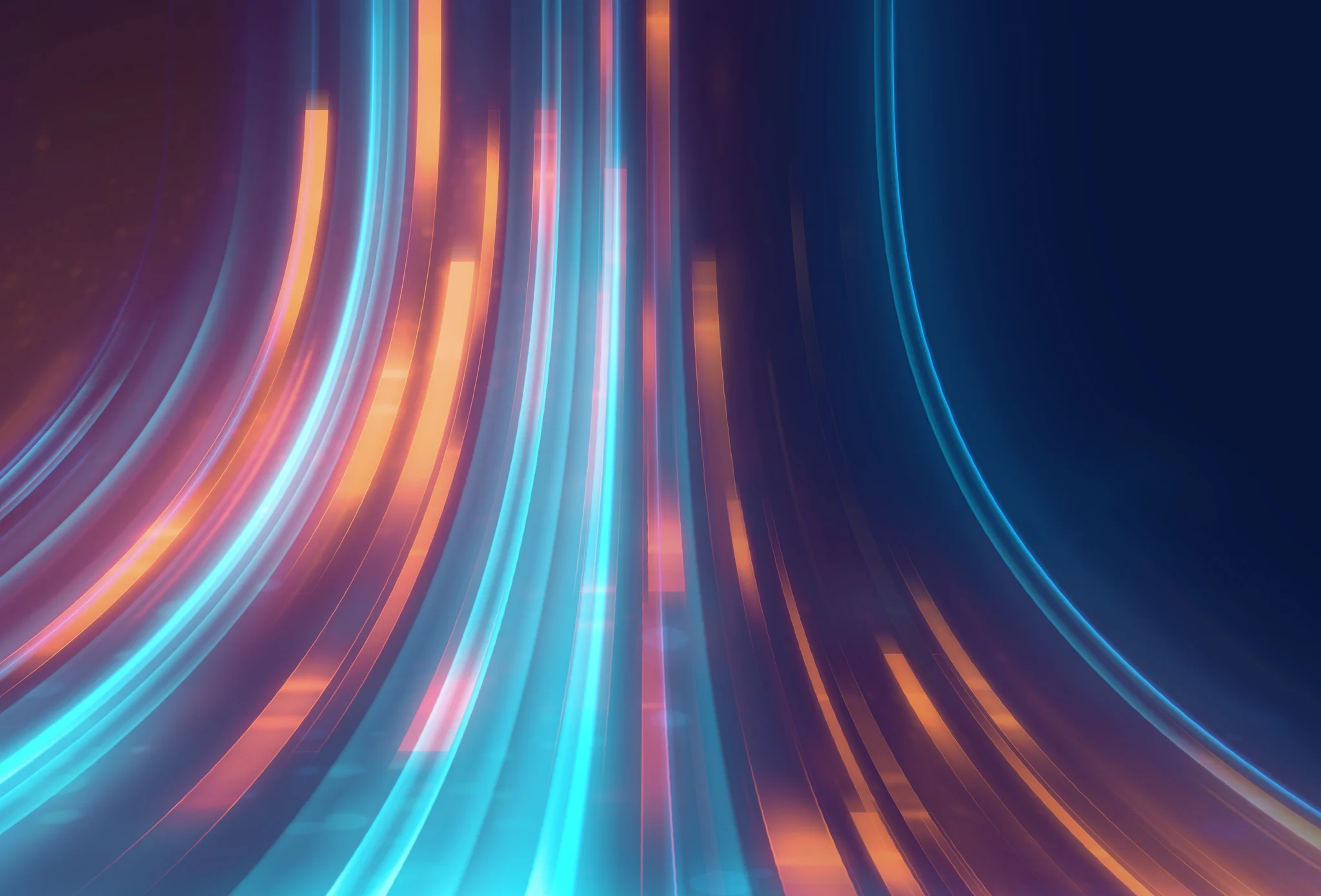 two business people in blue suits