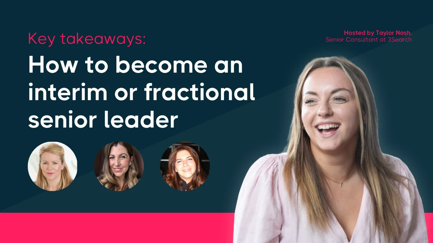 Mindset shifts required to become an interim or fractional leader