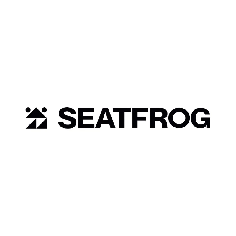 Seatfrog logo, client of 3Search