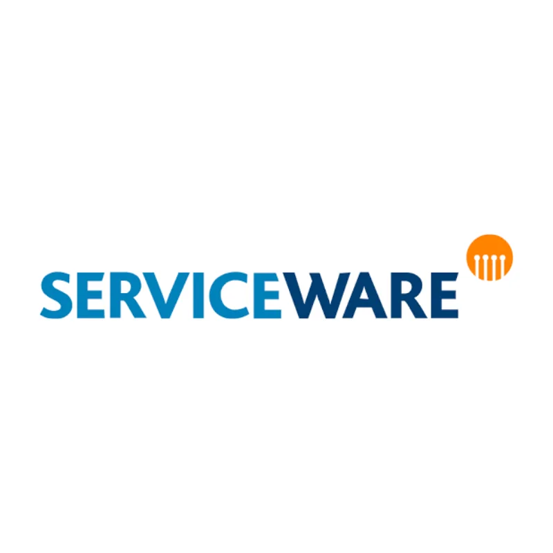 Serviceware logo, client of 3Search