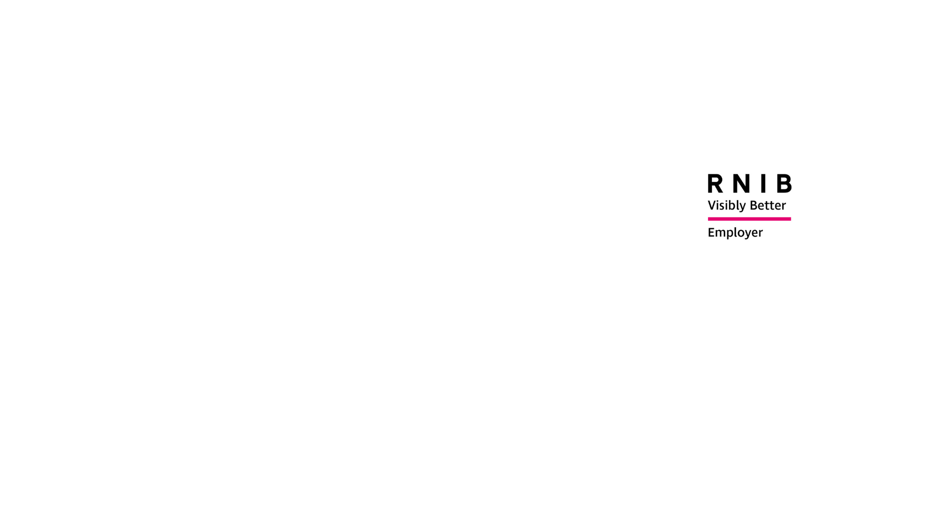 RNIB Visibly Better Employer