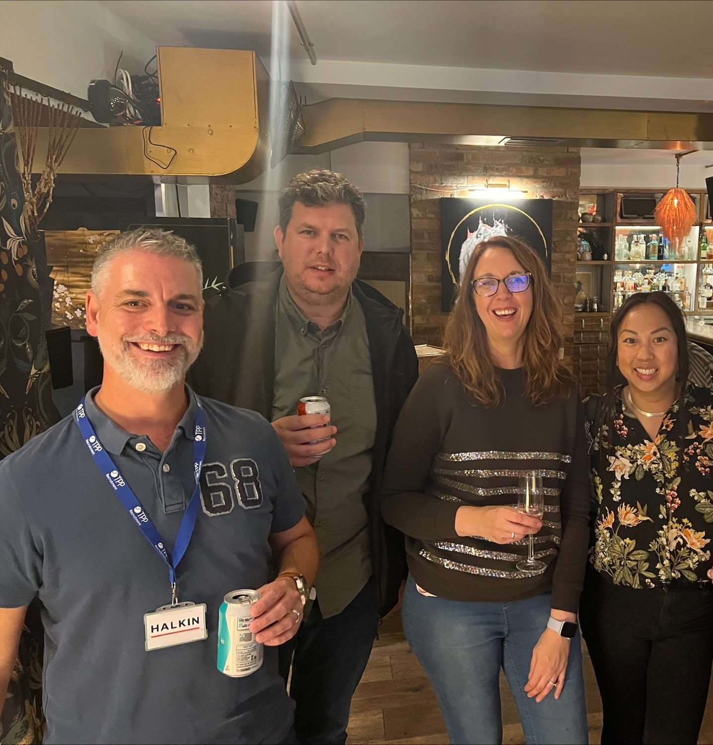 Staff at Games night