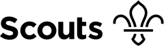 Official Scouts logo in black
