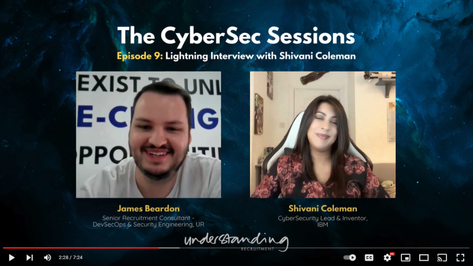 The CyberSec Sessions Episode 9: Lightning Interview with Shivani Coleman