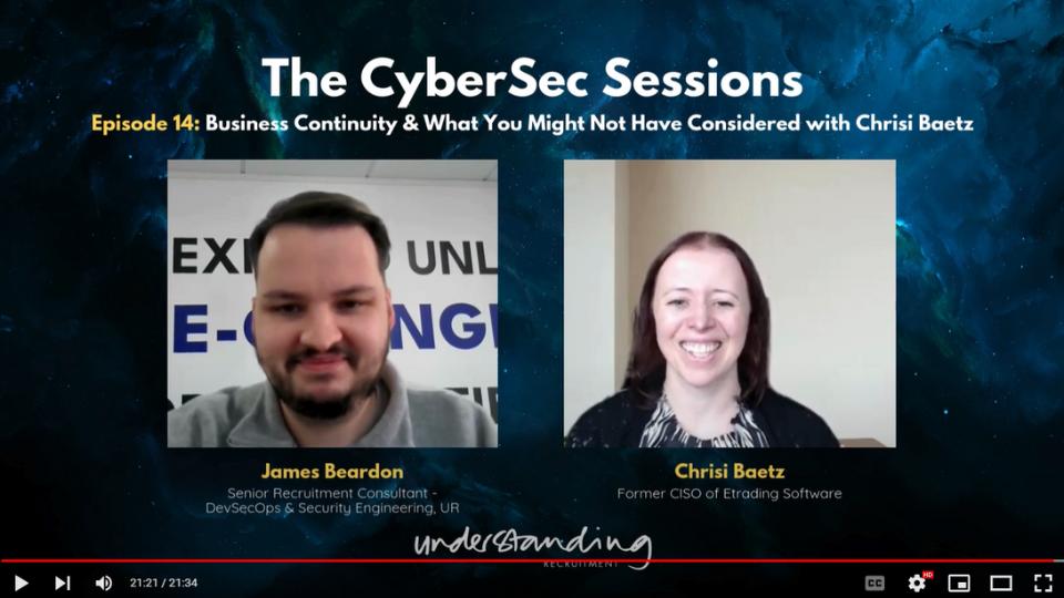 The CyberSec Sessions Ep 14: Business Continuity & What You Didn’t Consider with Chrisi Baetz