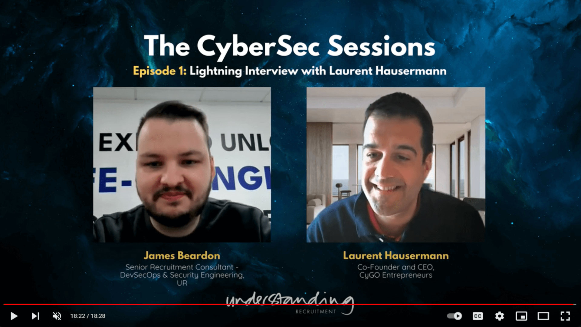 The CyberSec Sessions Episode 1: Lightning interview with Laurent Hausermann