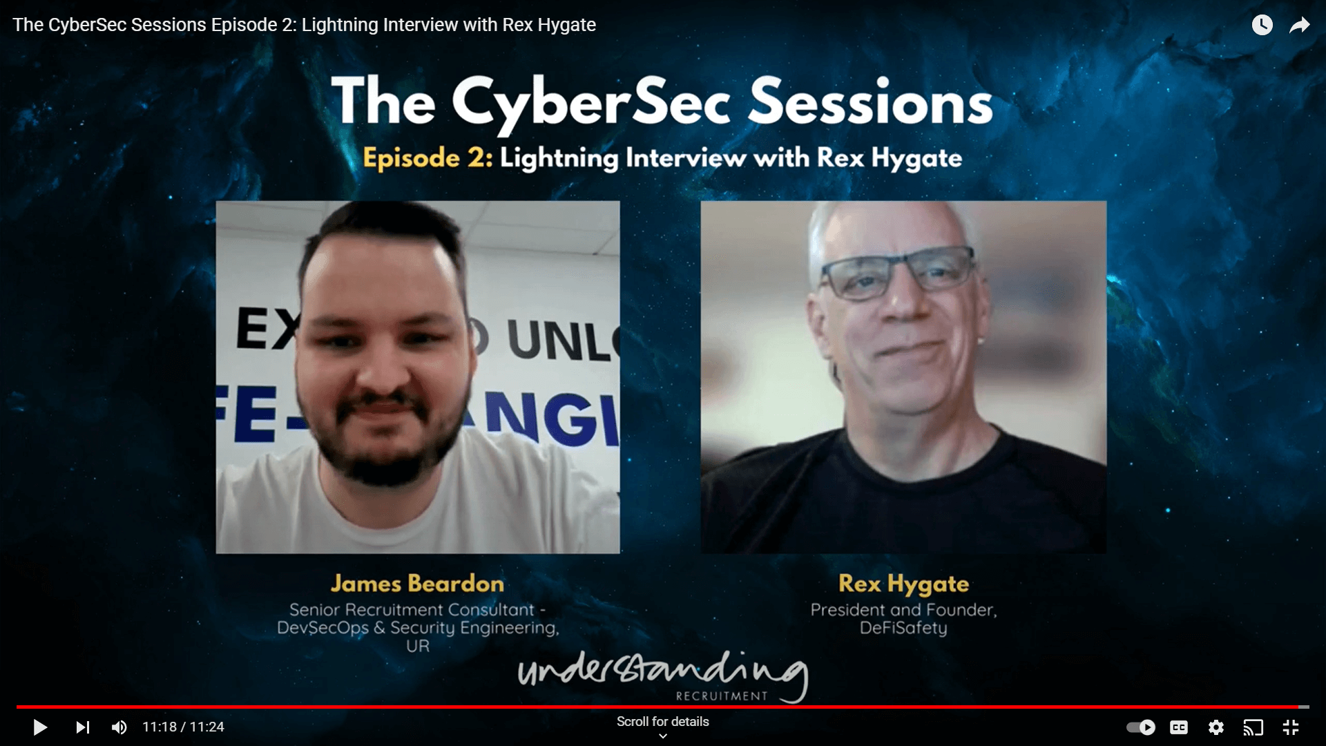 The CyberSec Sessions Episode 2: Lightning Interview with Rex Hygate