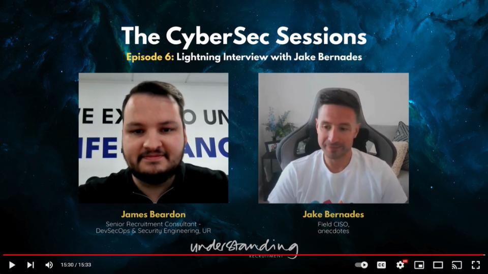 The CyberSec Sessions Episode 6: Lightning Interview with Jake Bernardes