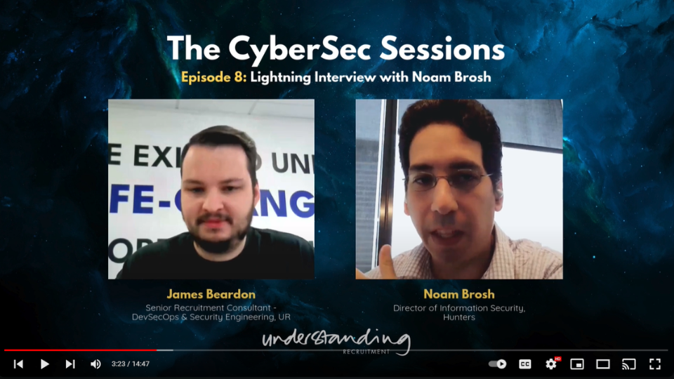 The CyberSec Sessions Episode 8: Lightning Interview with Noam Brosh