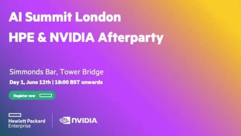 AI Summit London Afterparty - HPE & NVIDIA