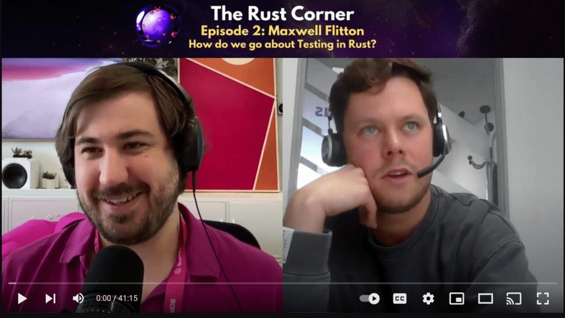 The Rust Corner Episode 2: Maxwell Flitton