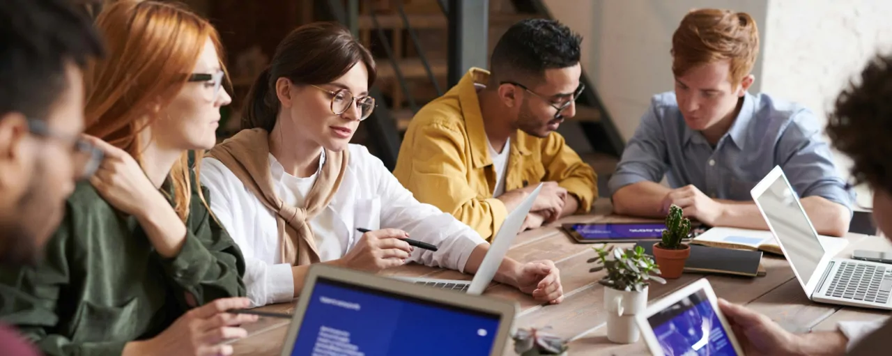 large statement image section