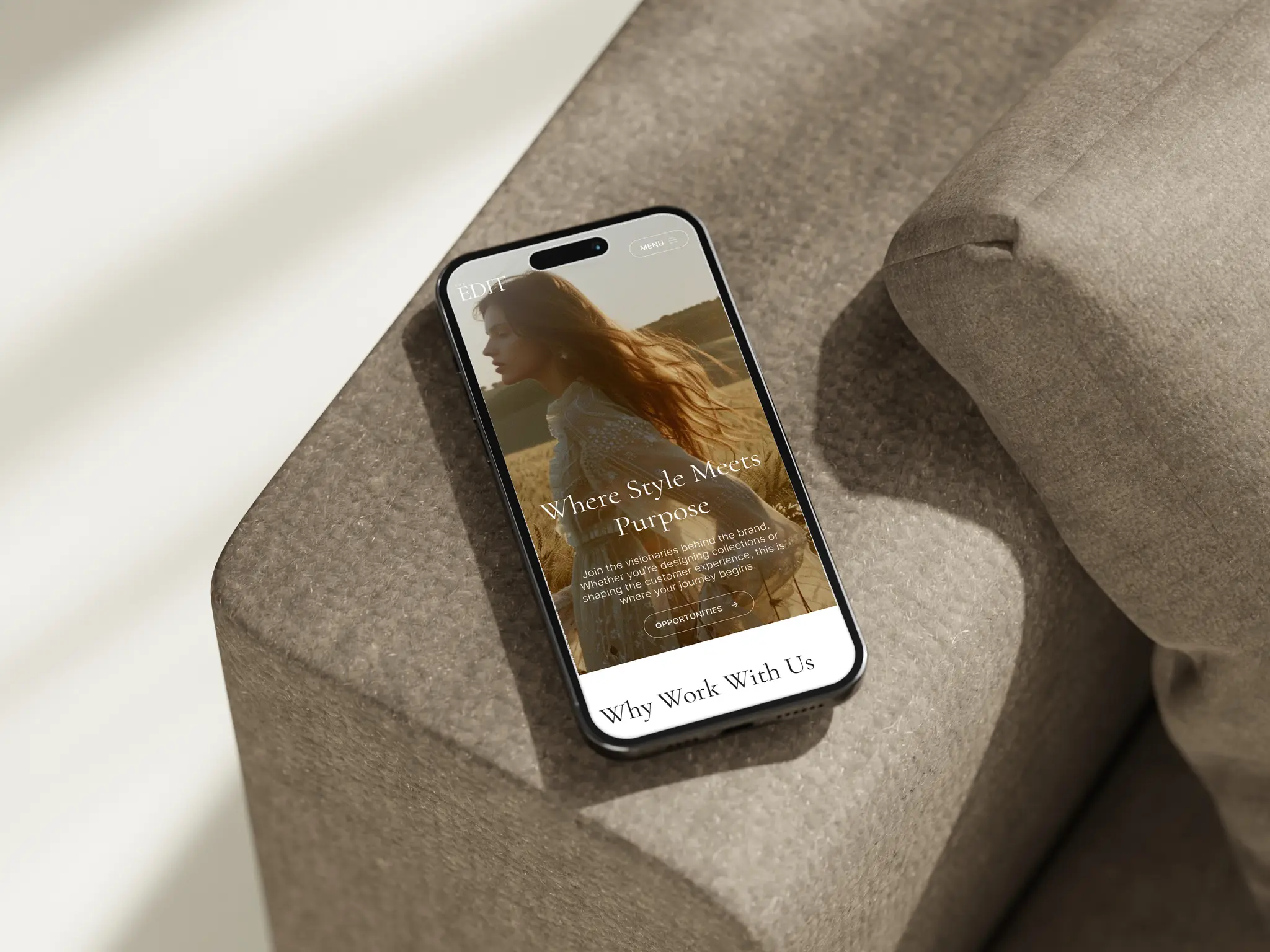 the edit mobile preview