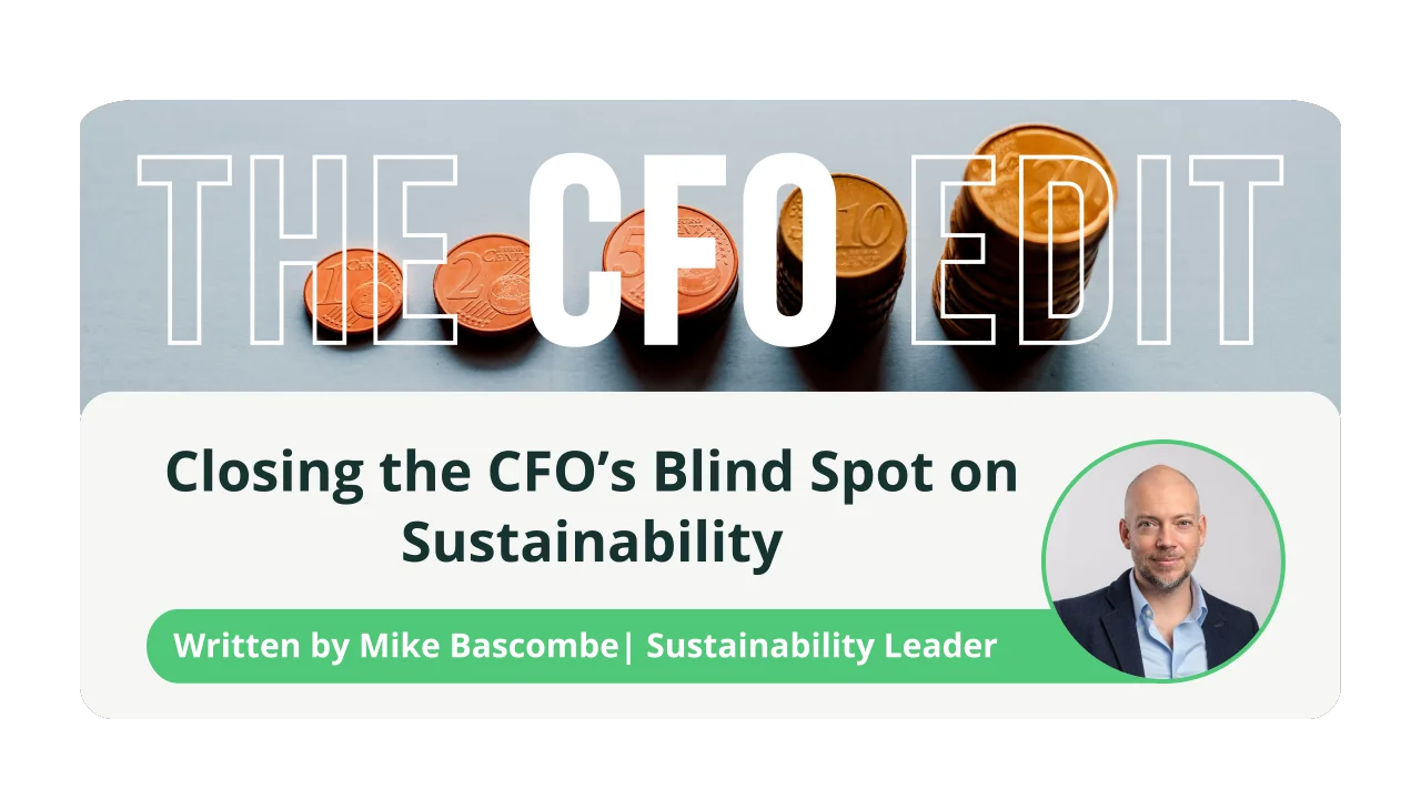 The CFO Edit | Closing the Blind Spot on Sustainability