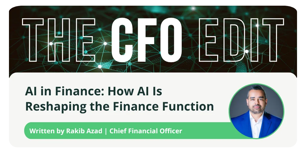 The CFO Edit | AI in Finance: How AI Is Reshaping the Finance Function